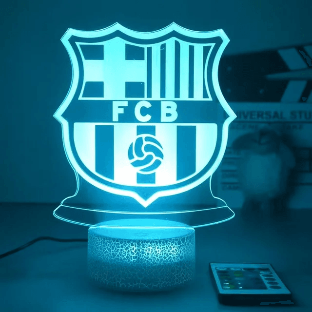 Fc Barcelona Club 3D Acrylic 7 in 1 Night Light