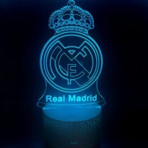 Real Madrid Club 3D Acrylic Night Light