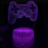 Playstation Controller 3D Acrylic 7 in 1 Night Light